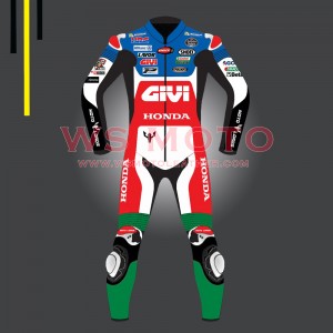 Alex  Marquez Lcr Honda Racing Suit  Leather Motorbike Suit 2022